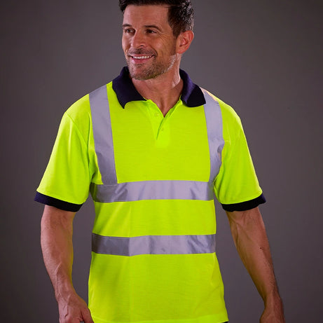 Yoko Hi Vis Short Sleeve Polo